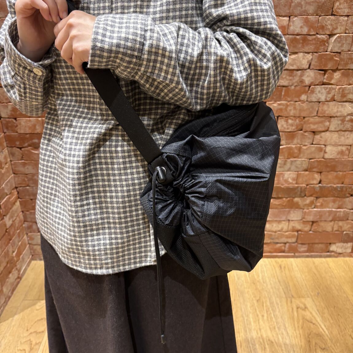 阪急西宮ガーデンズ】撥水リップストップショルダーバッグ｜ 無印良品